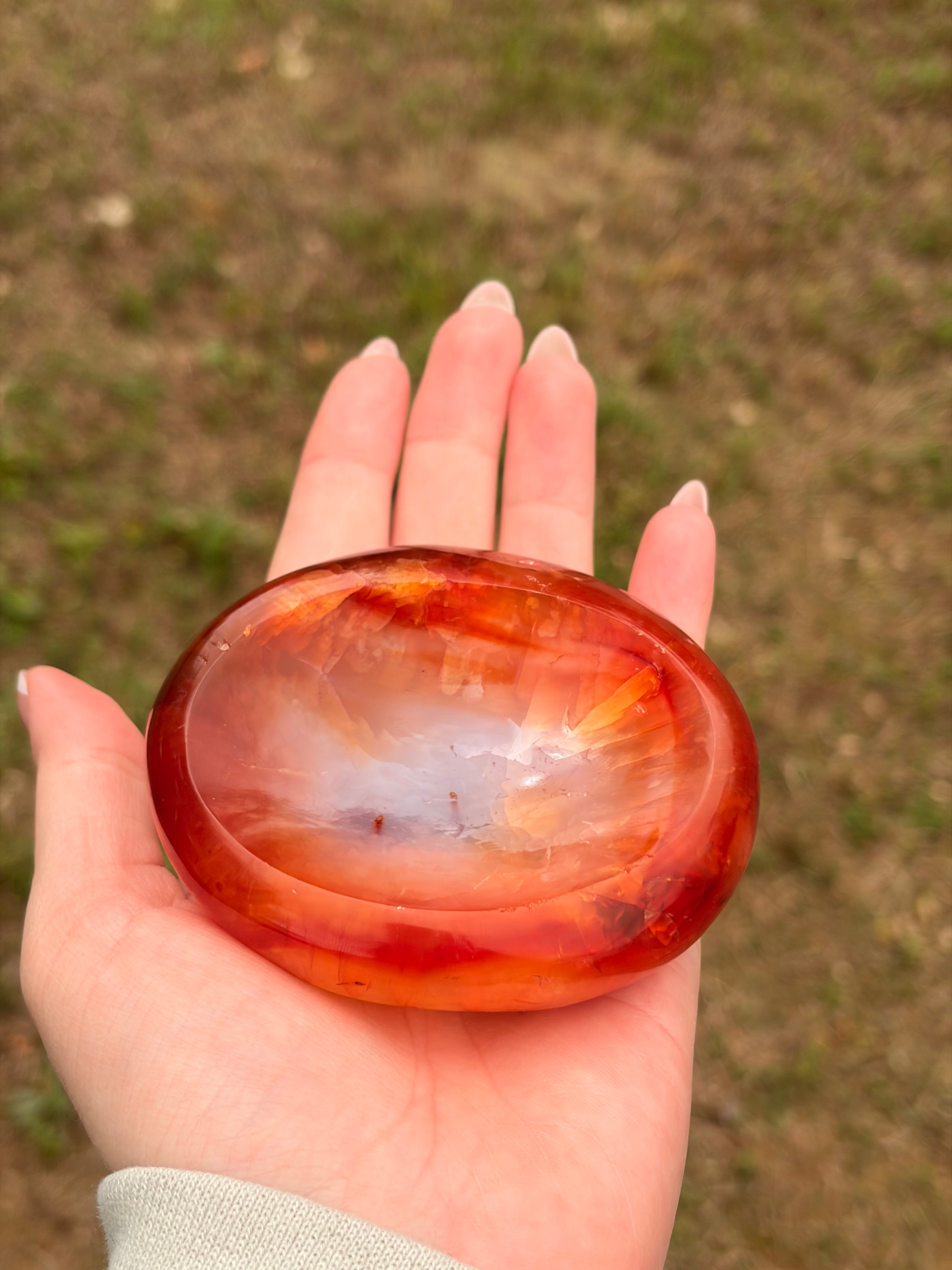 Shallow Carnelian Bowl