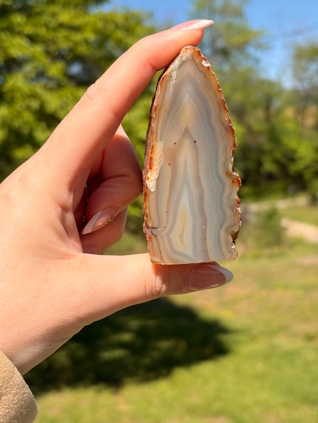 Natural Druzy Agate Geode Cut-Base