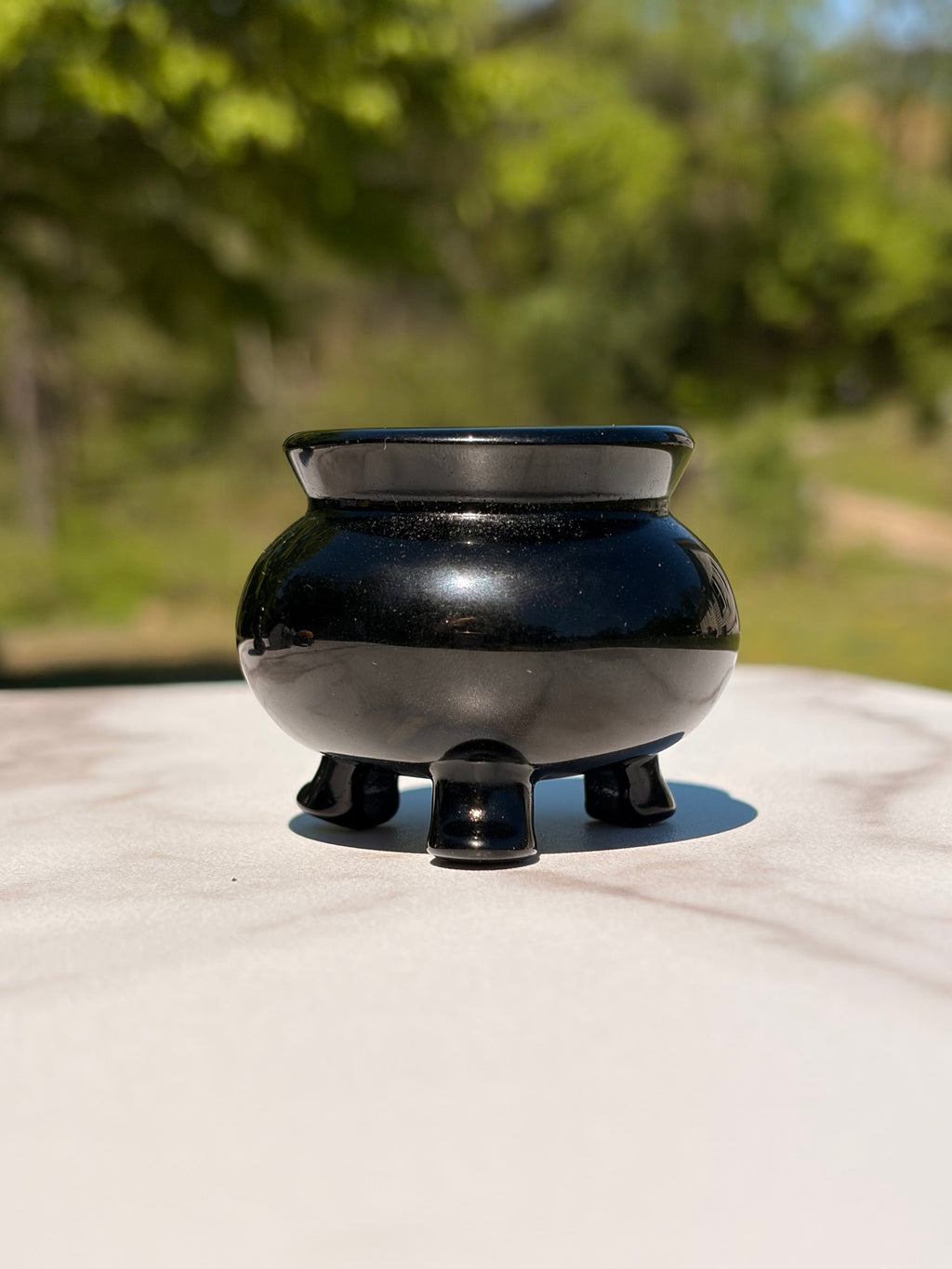 Black Obsidian Cauldron