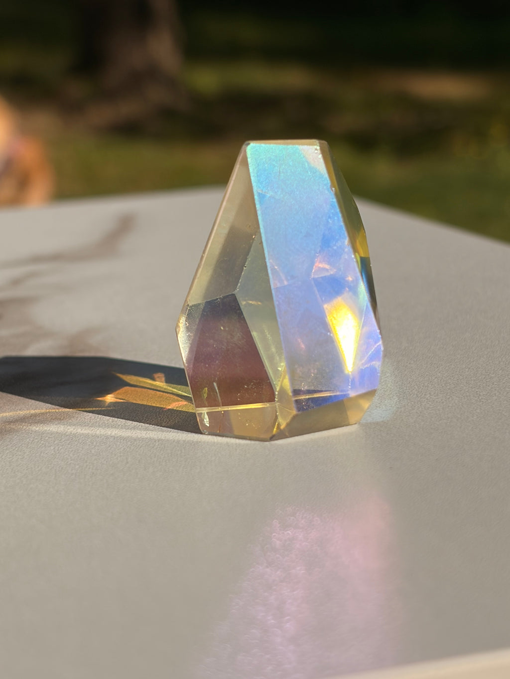 Aura Coated Clear Quartz Freeforms