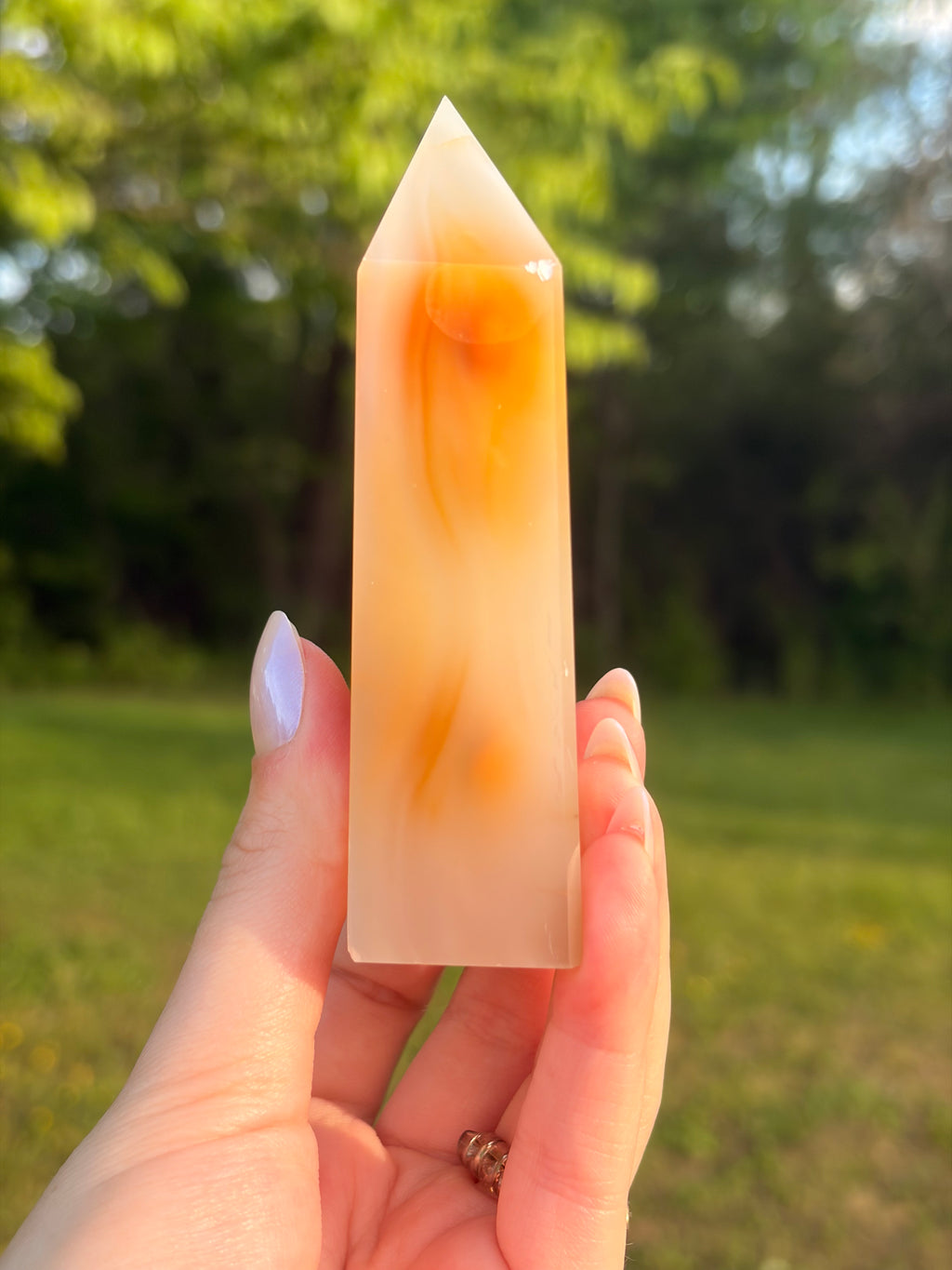 Natural Druzy Agate Towers