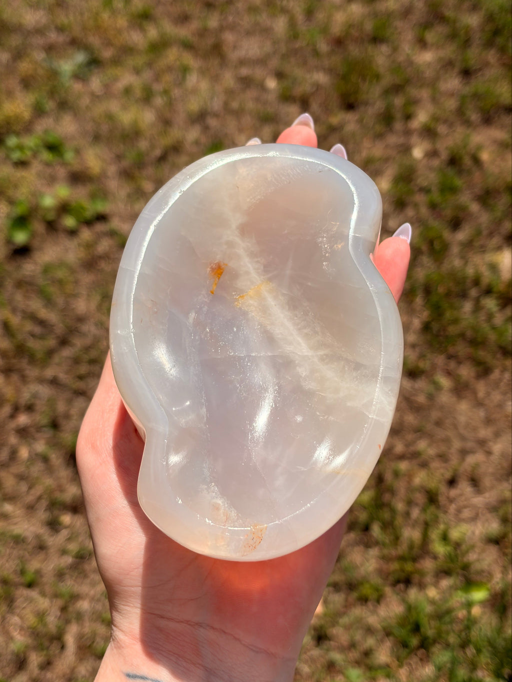 Lavender Rose Quartz Bowl