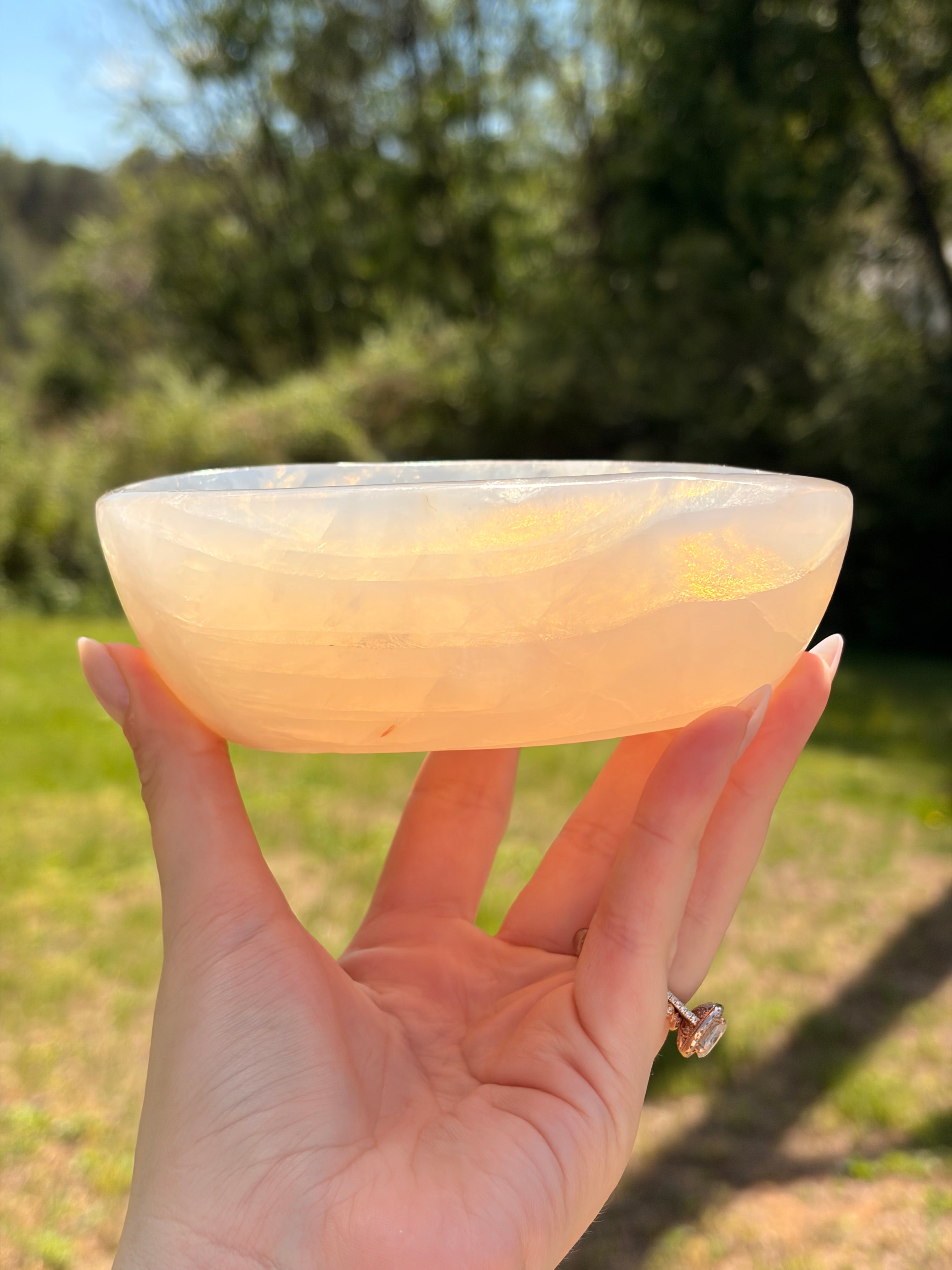 Lavender Rose Quartz Bowl