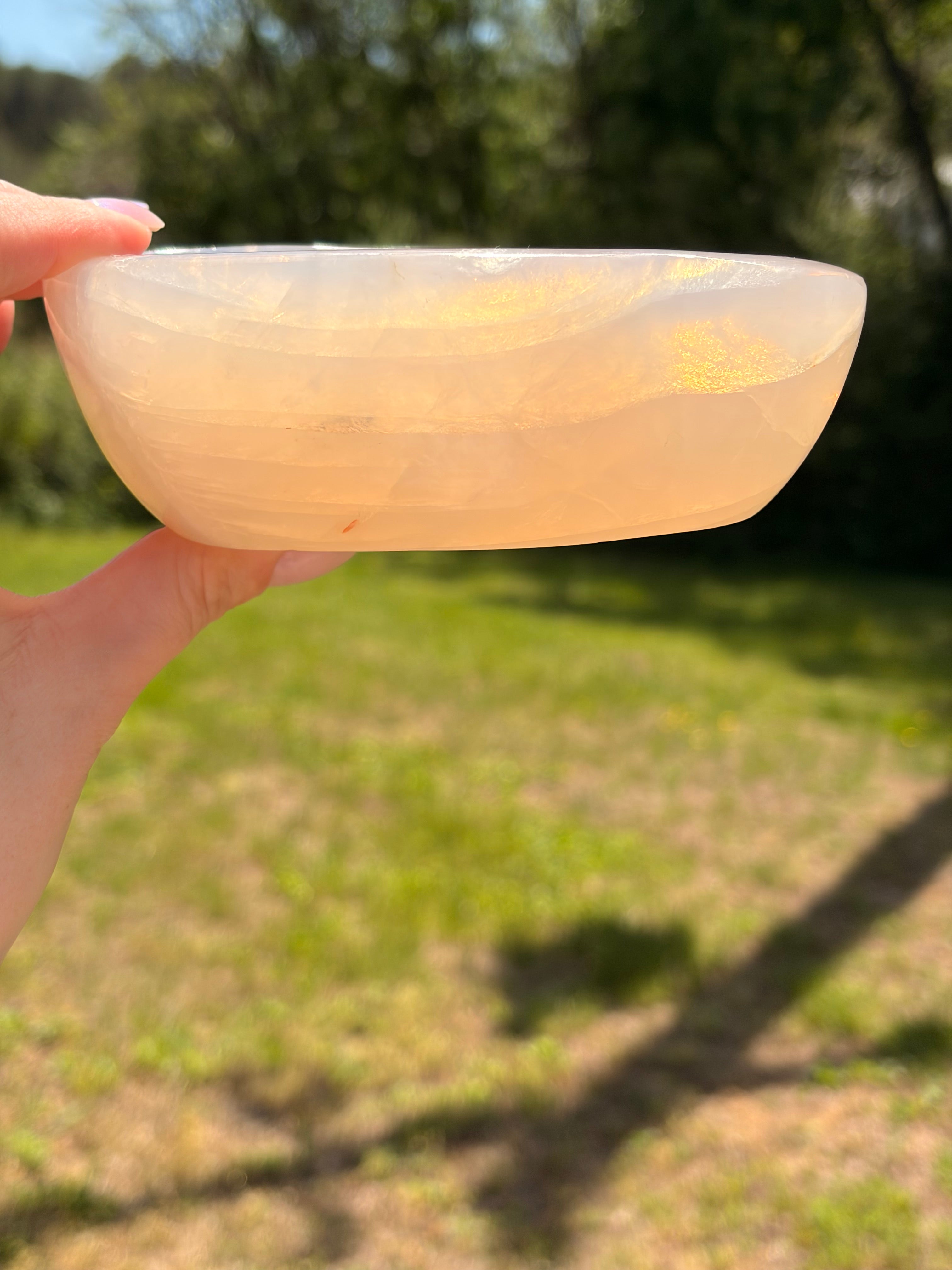 Lavender Rose Quartz Bowl