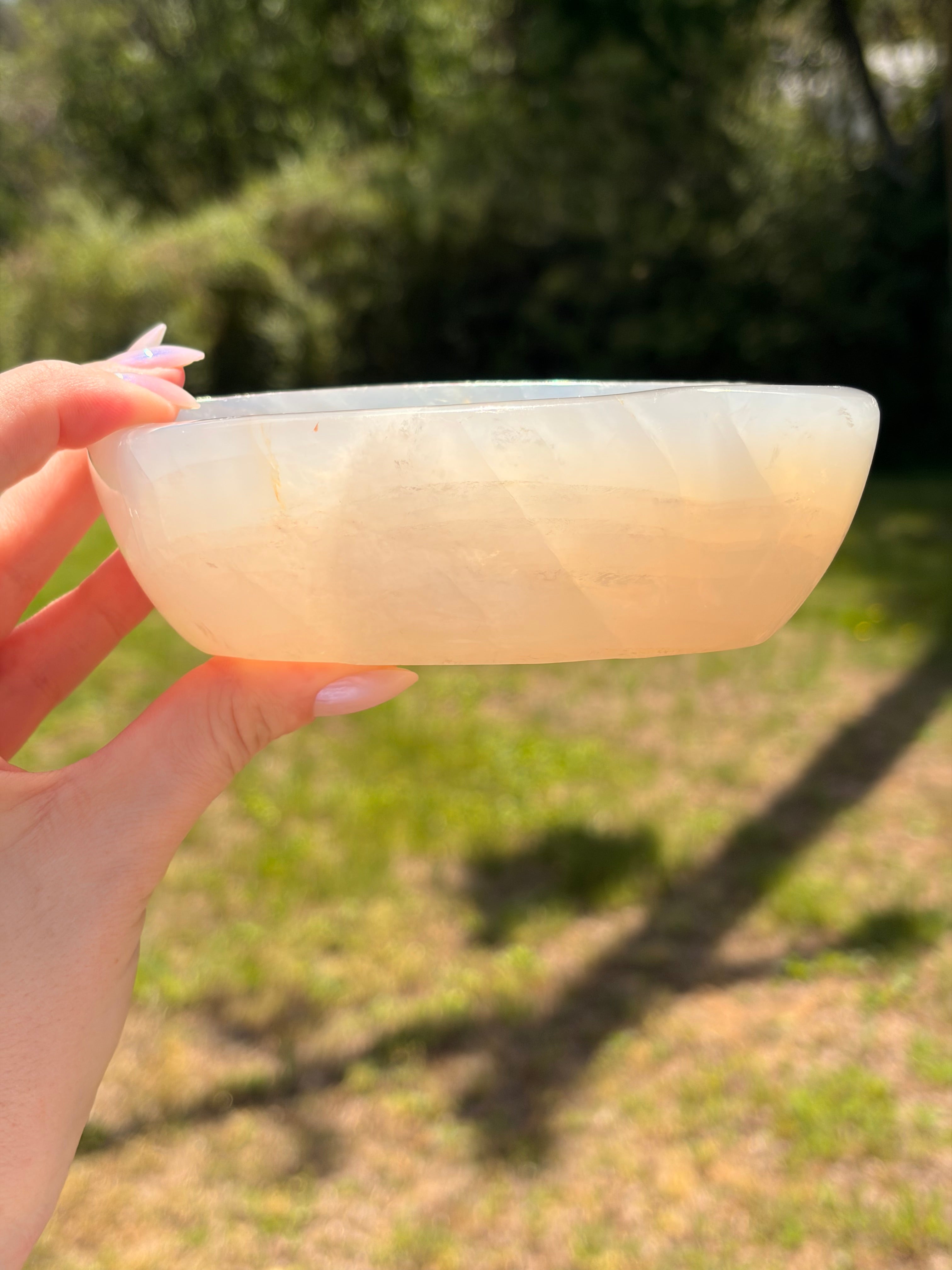 Lavender Rose Quartz Bowl