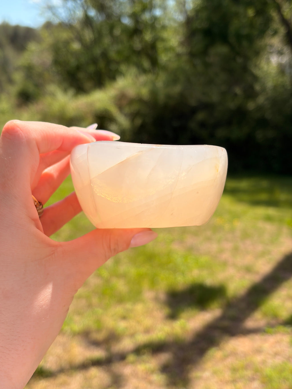 Lavender Rose Quartz Bowl