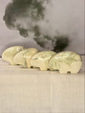 Green Maligano Jasper Bear Carving - Option A