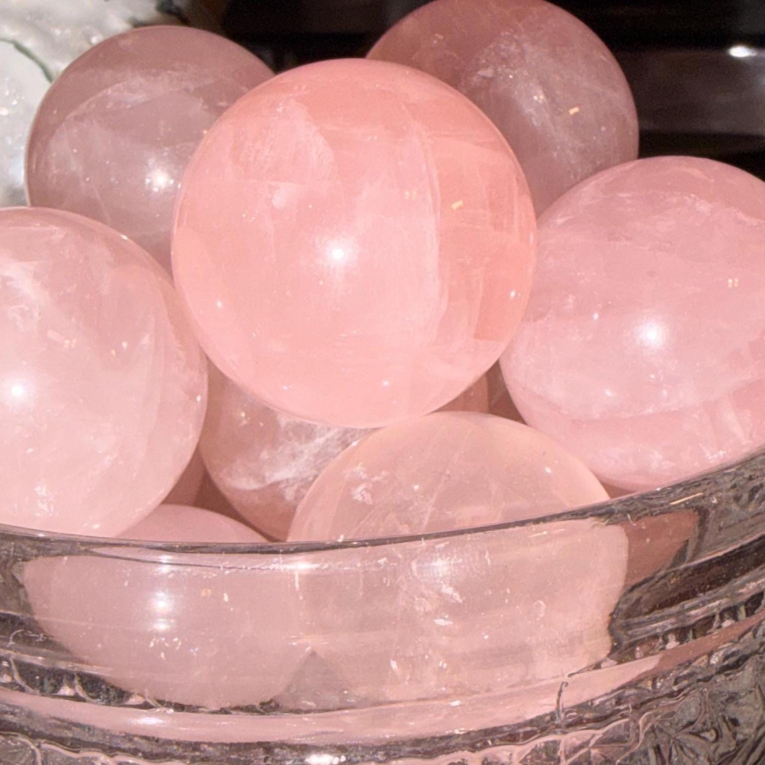 Mini Rose Quartz Sphere