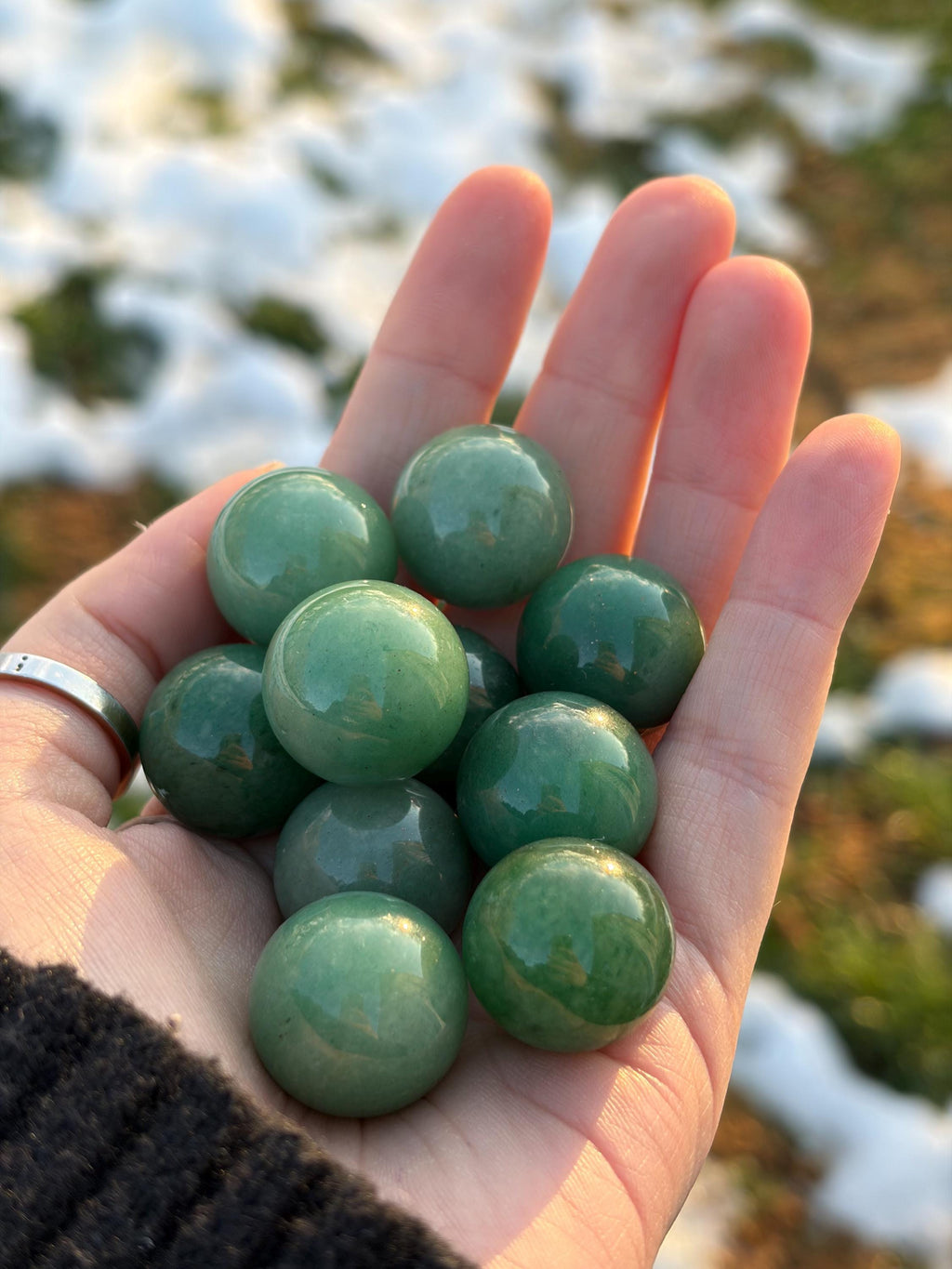 Green Aventurine Mini Sphere