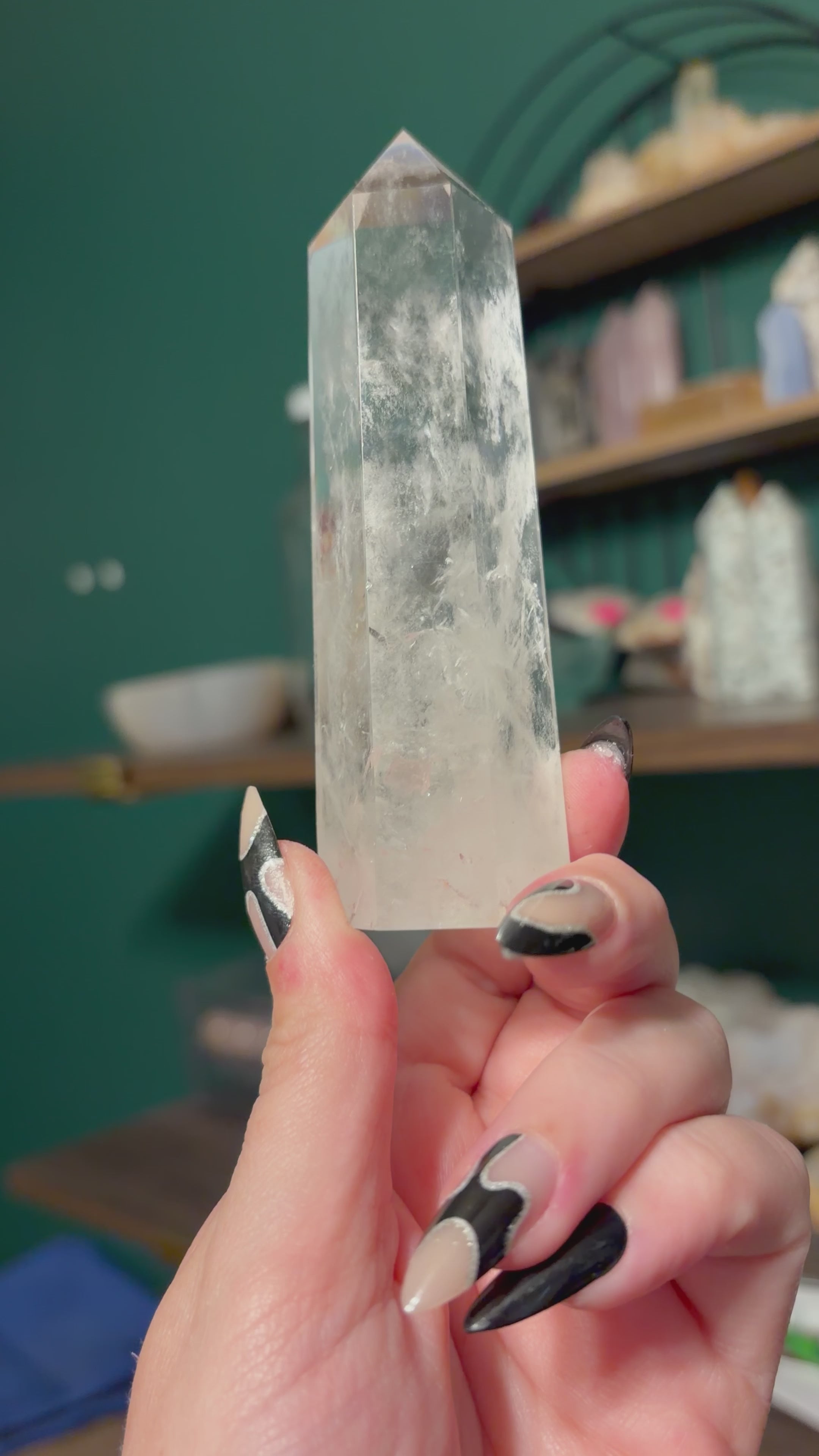 Clear Quartz Tower
