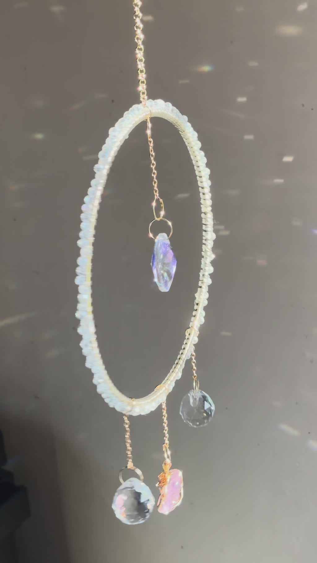 Beaded Suncatcher - The Paisley