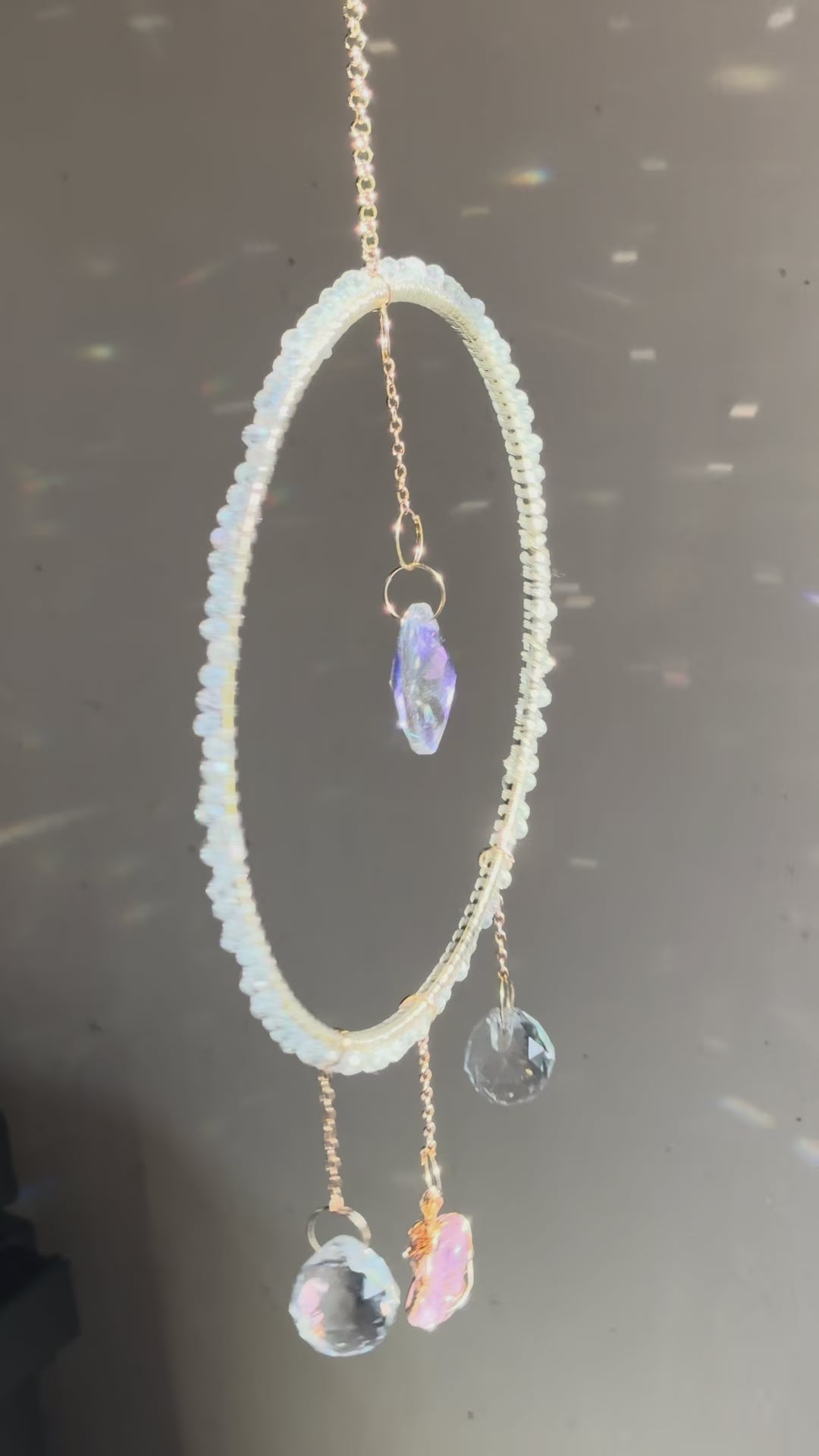 Beaded Suncatcher - The Paisley