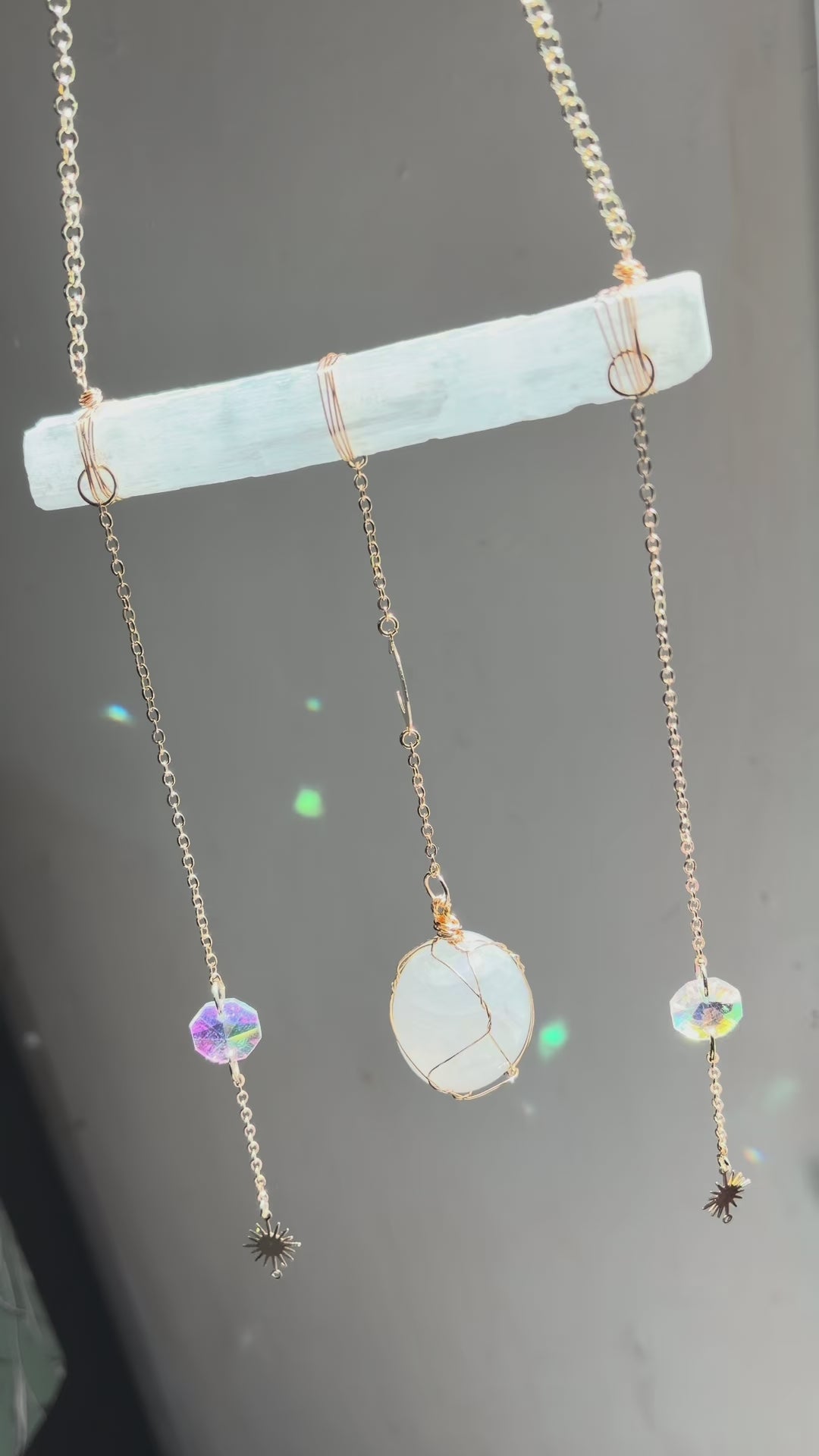 Selenite Sun Catcher - The Alyssa