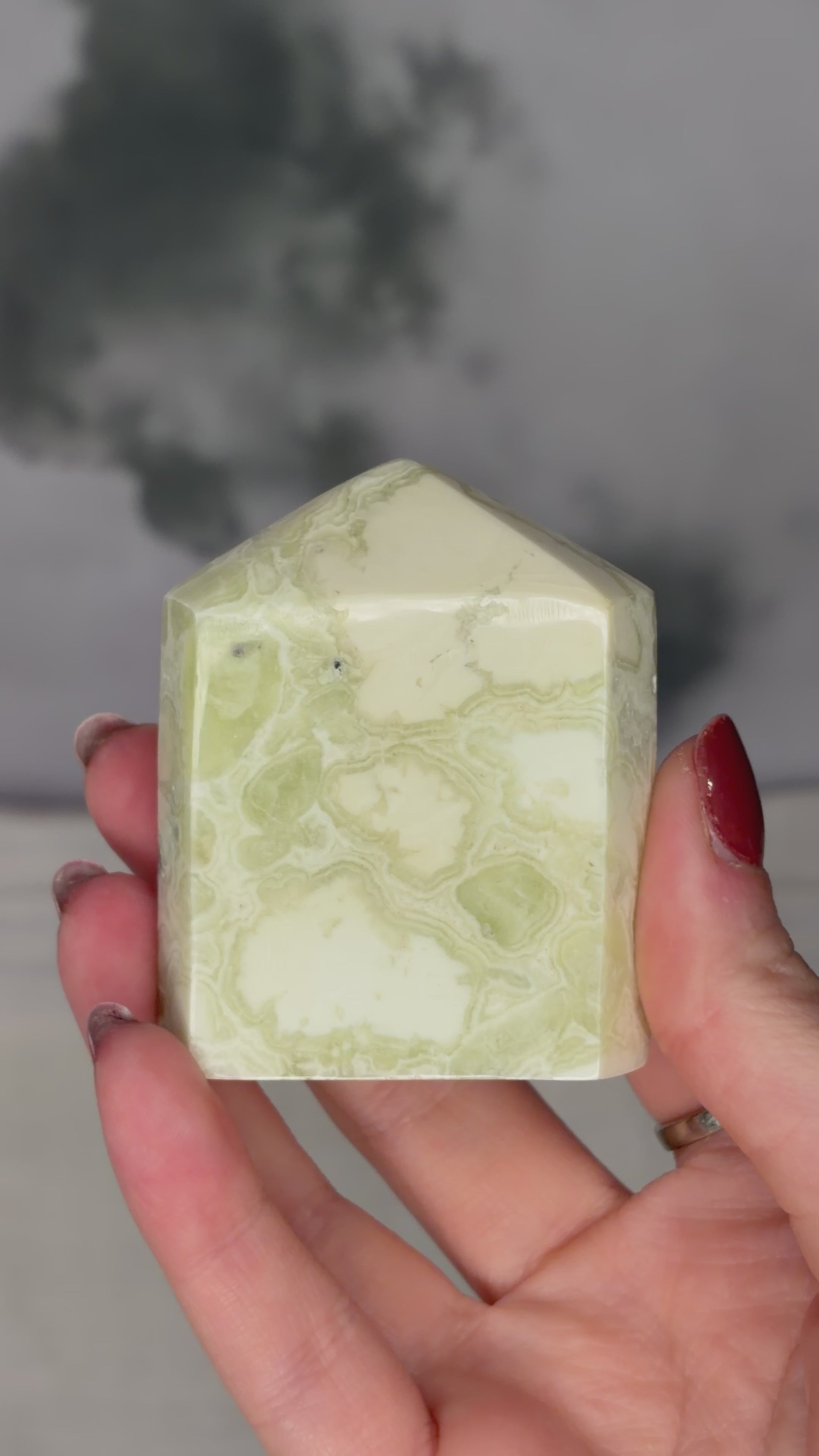 Green Maligano Jasper Domino Tower - Option G