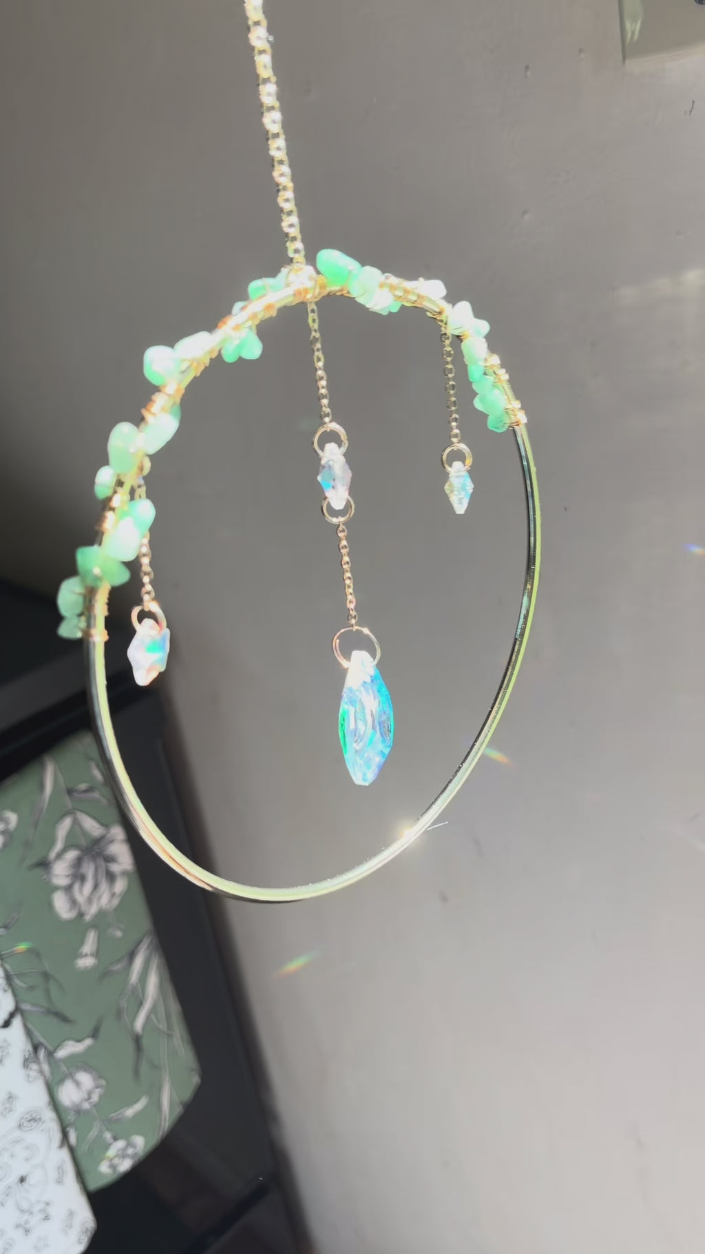 Green Aventurine Sun Catcher - The Shonna