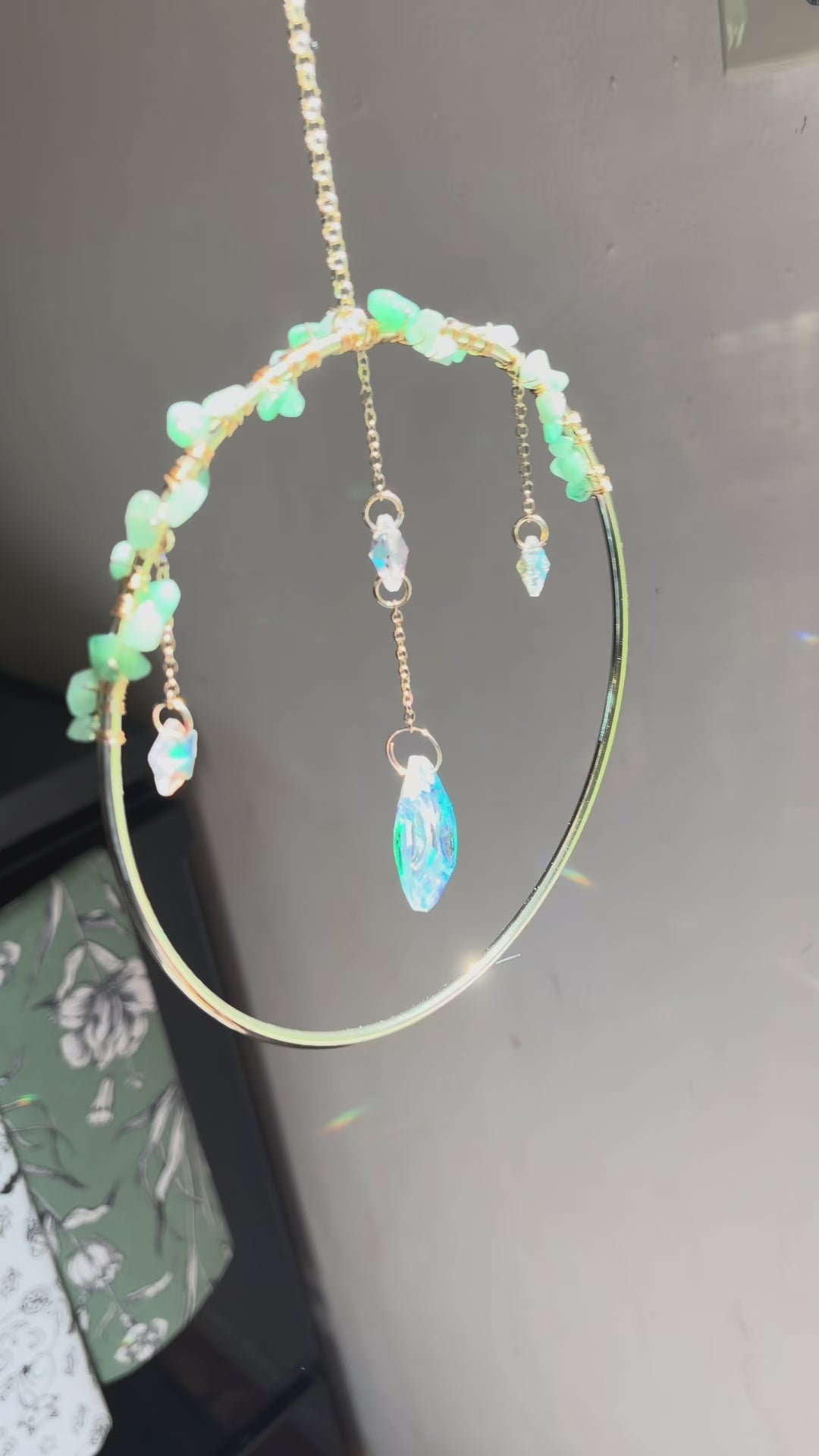 Green Aventurine Sun Catcher - The Shonna