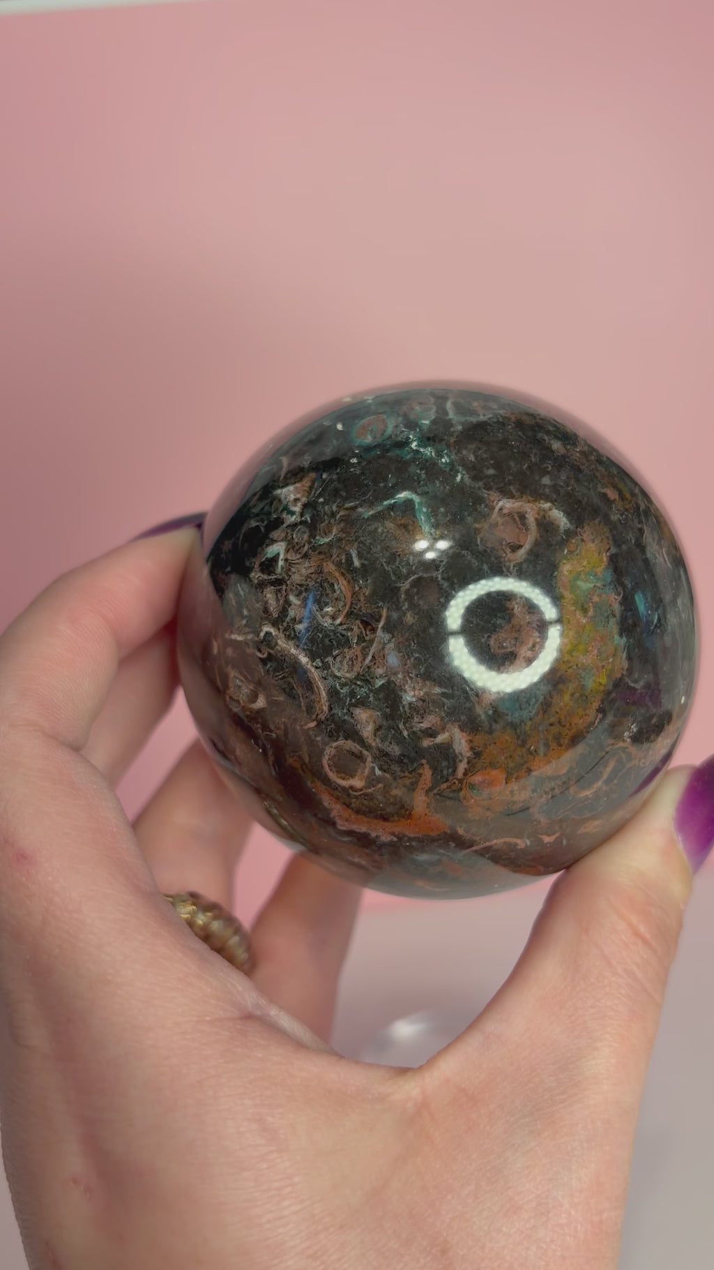 Sea Jasper Sphere