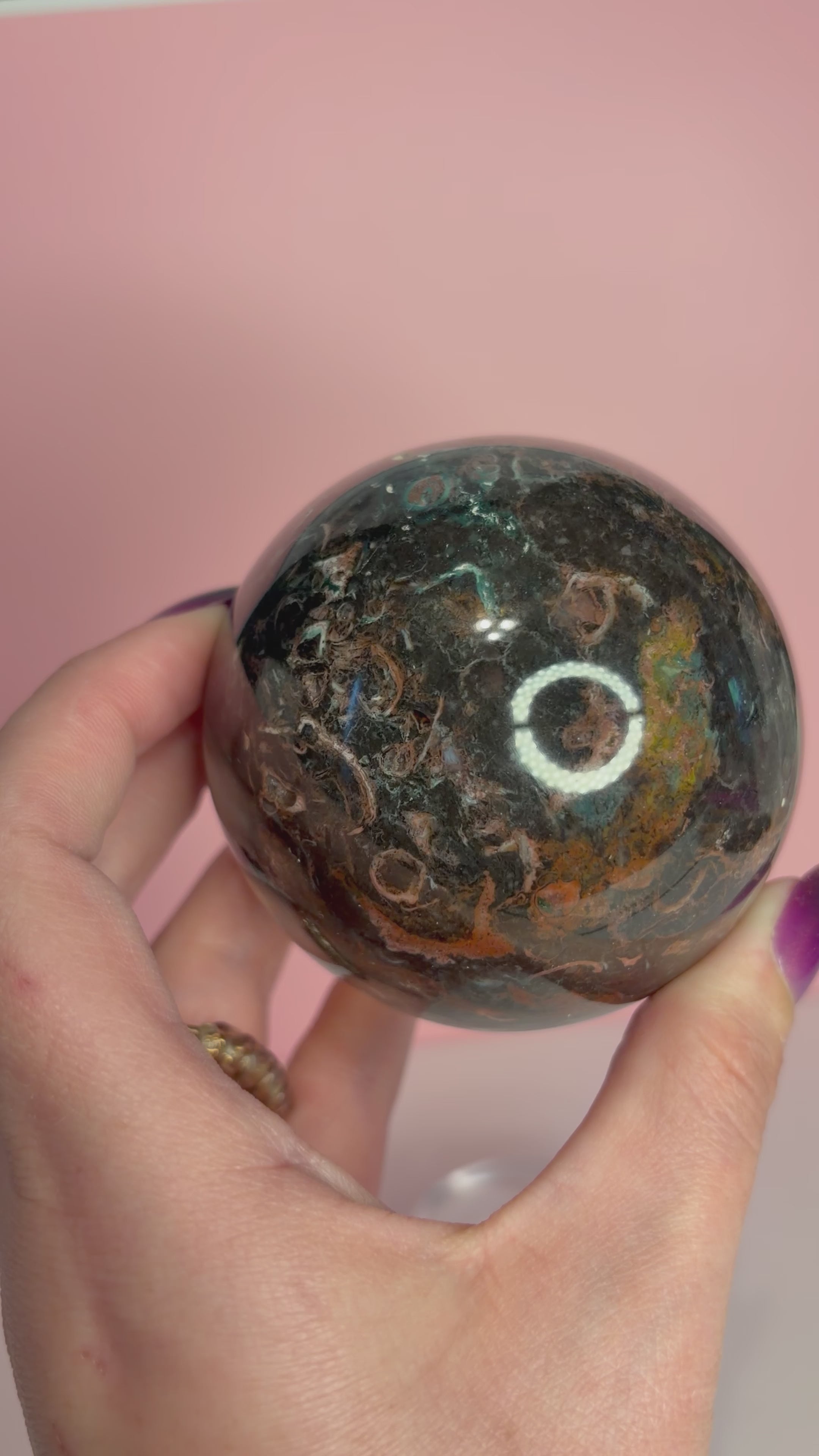 Sea Jasper Sphere