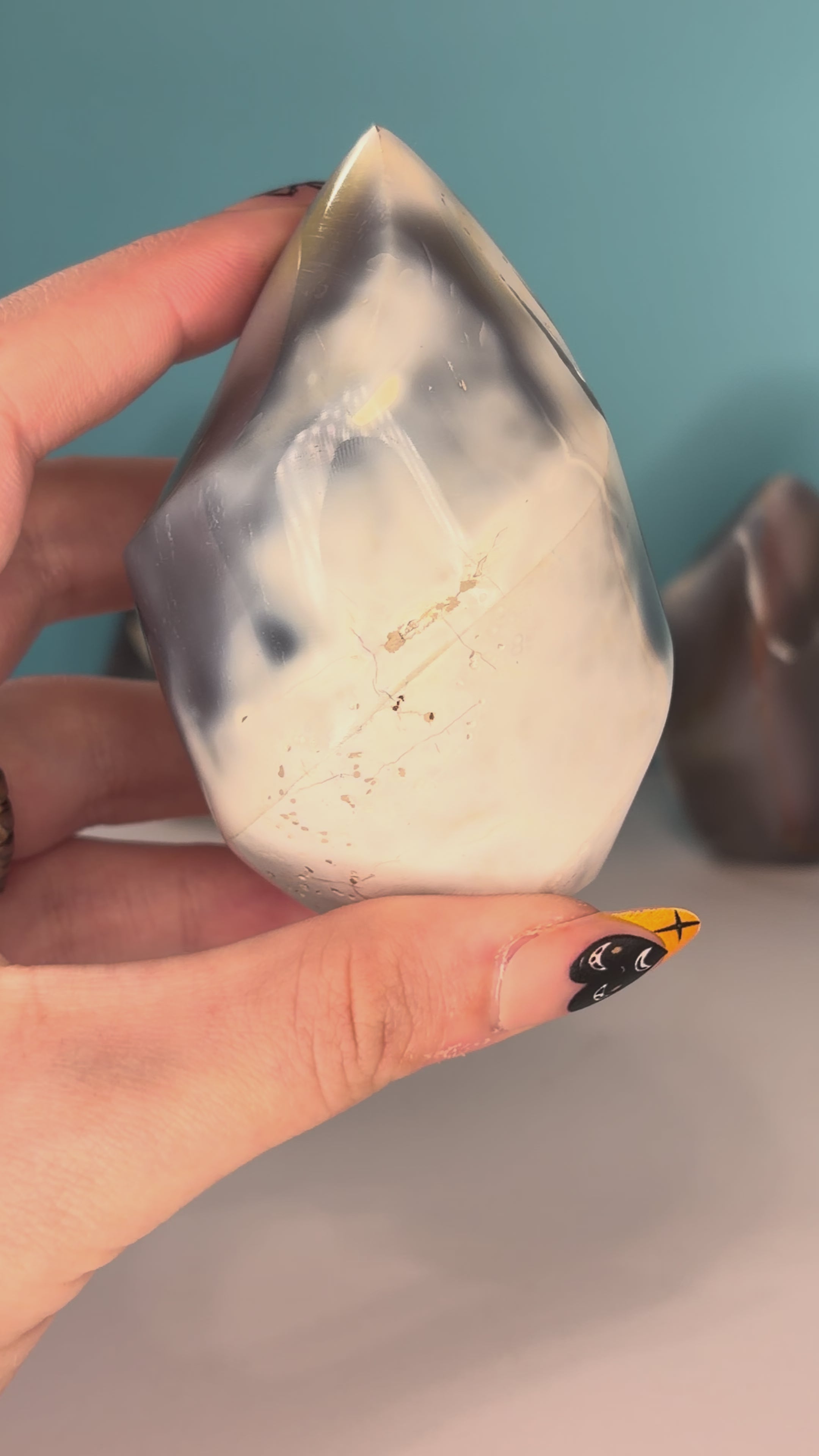 Orca Agate Flame - option b