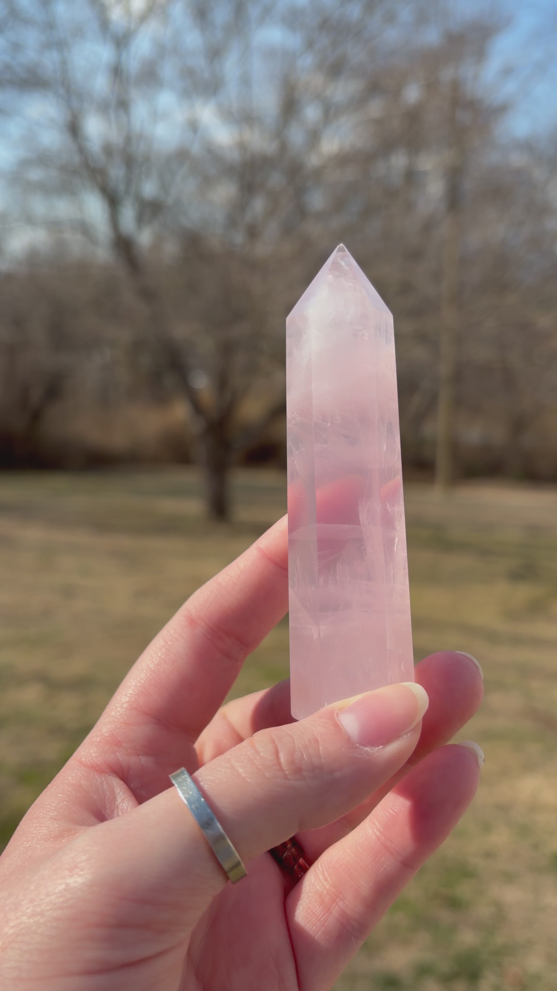 Rose Quartz Crystal Towers