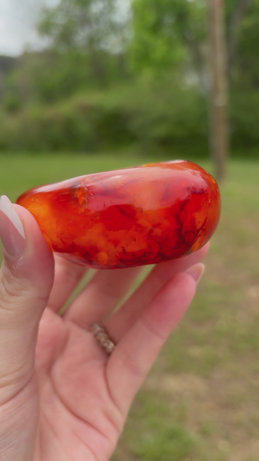 Shallow Carnelian Bowl