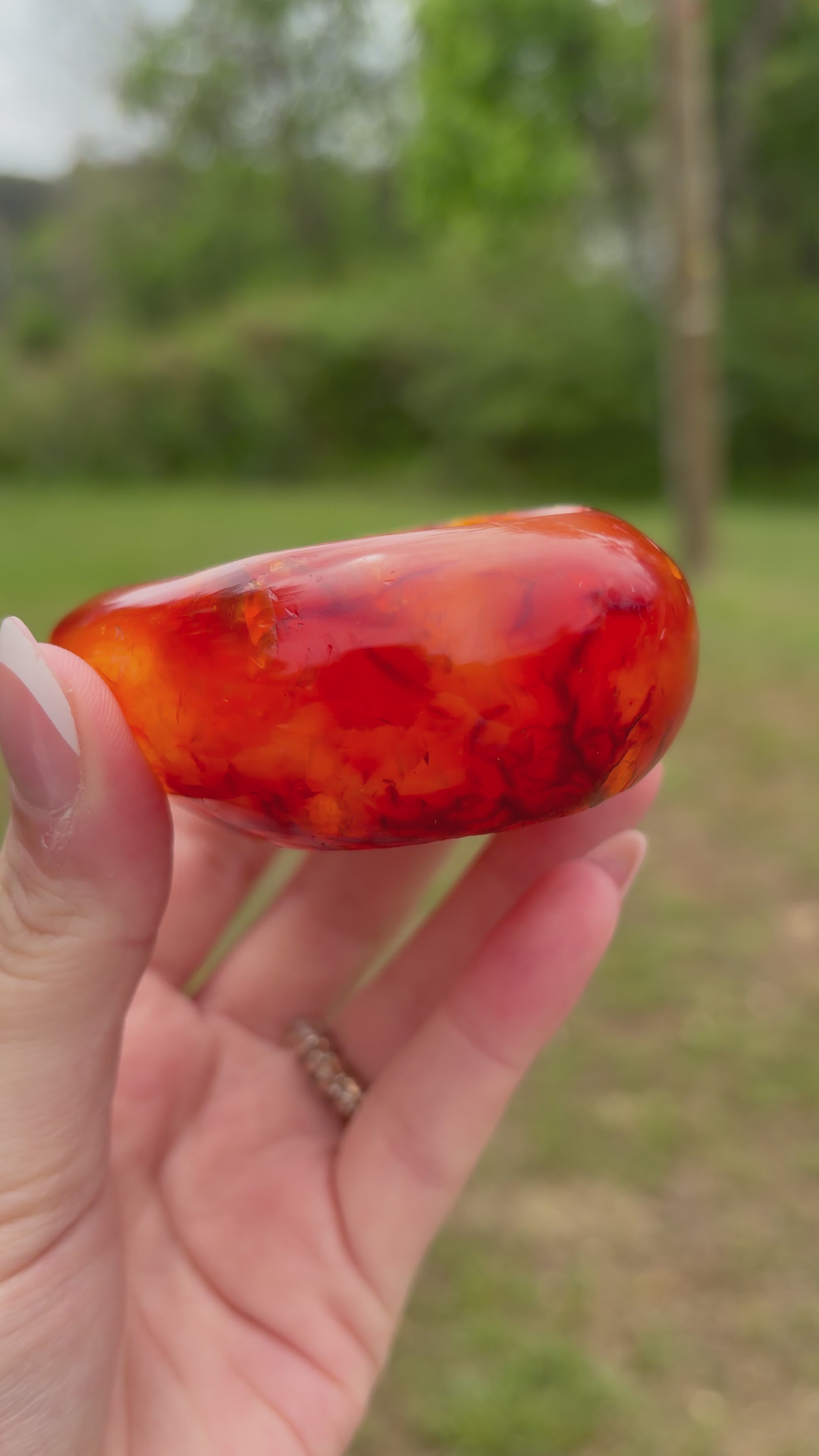 Shallow Carnelian Bowl