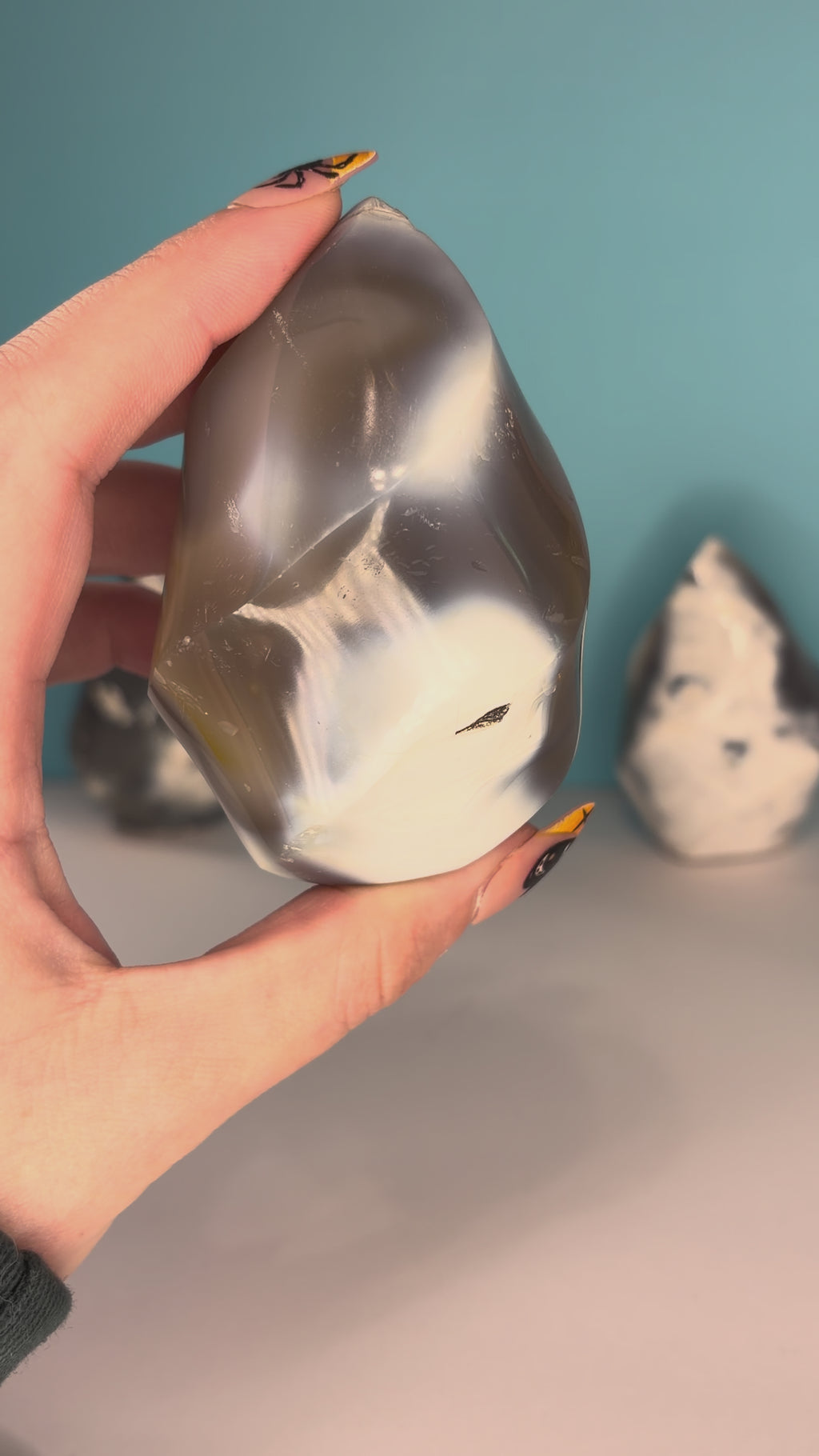 Orca Agate Flame - option e