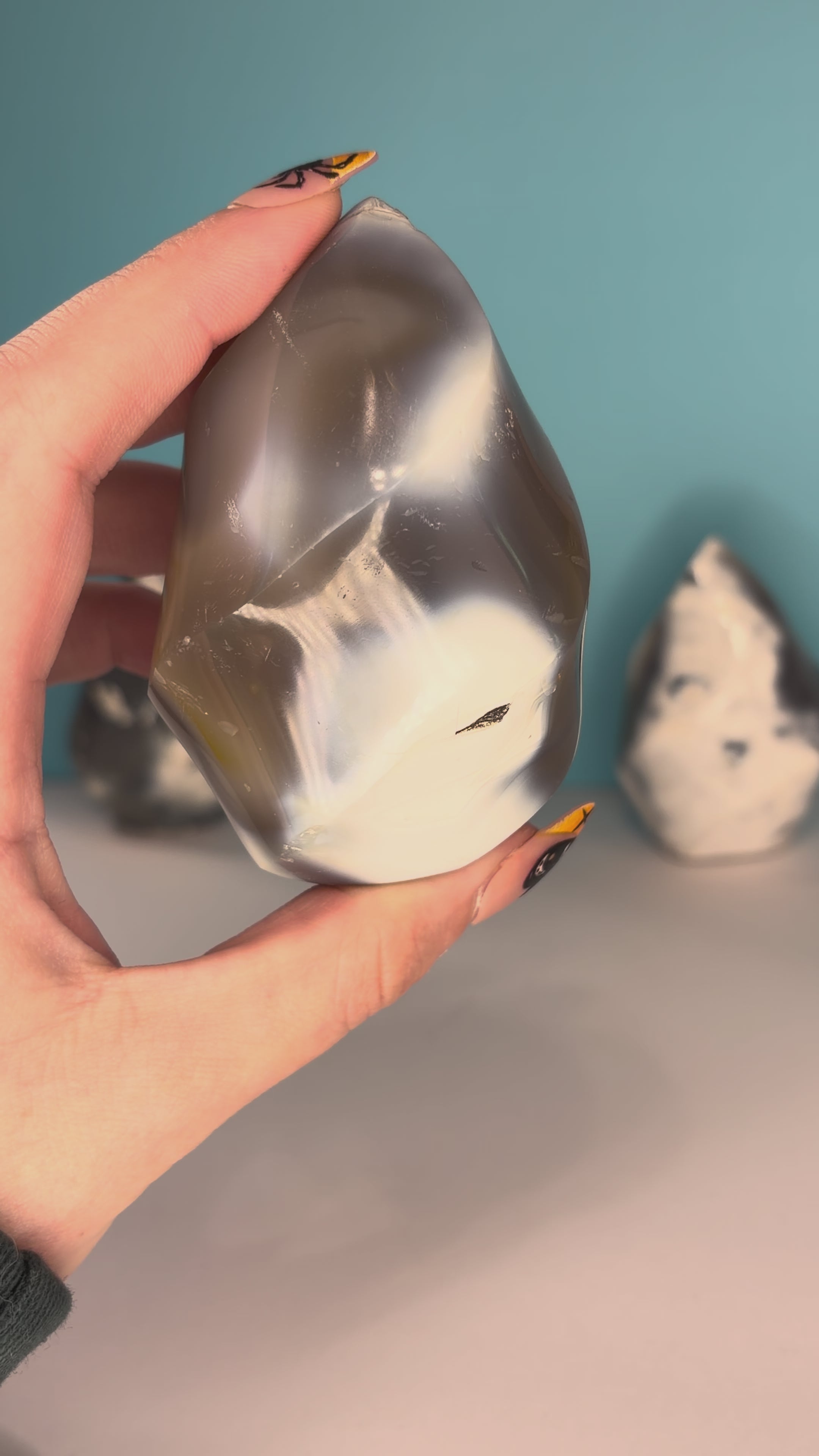 Orca Agate Flame - option e