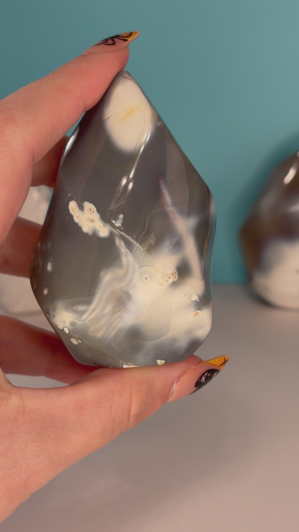 Orca Agate Flame - option a